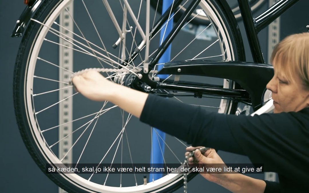 Udskiftning af kæde på cykel med indvendige gear