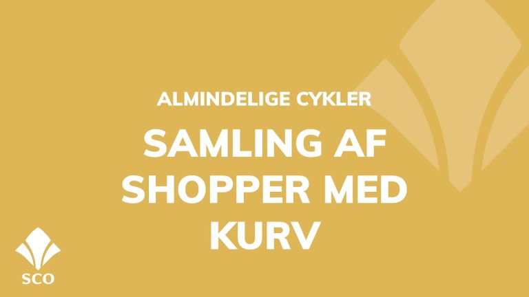 Videoguide: Samling af shoppercykel med kurv