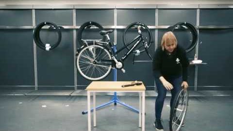 Videoguide: Udskiftning af dæk/slange på forhjulet