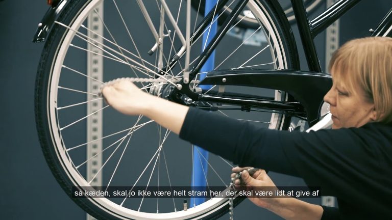 Videoguide: Udskiftning af kæde på cykel med indvendige gear