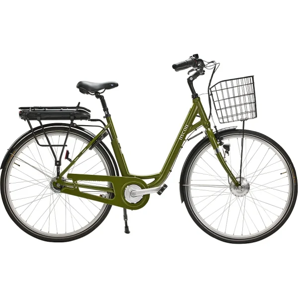 SCO Premium E-Uni elcykel 8 gear 28" 15AH 2025 - grøn (PENSIONIST Rabat)