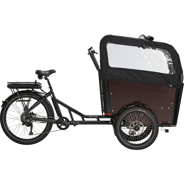 SCO E-Cargo elcykel 9 gear 15AH 2025 - sort